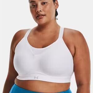 Under Armour UA Infinity High Sports Bra in White